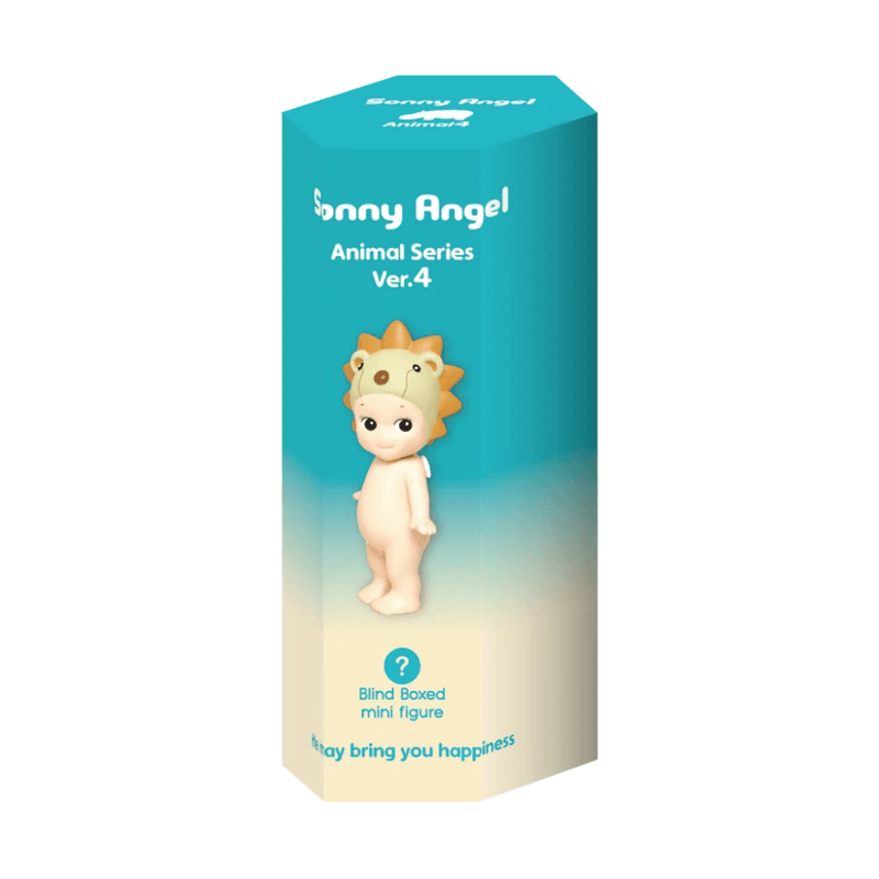 Sonny Angel Animal Series 4 Blind Box packaging featuring the Lion design