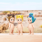 Buffalo, Cheetah and Peacock Sonny Angel Animal Series 4 figures