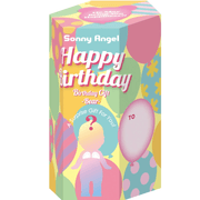 Sonny Angel Birthday Gift Bear Series Blind Box in colourful Happy Birthday packaging with balloons Copy