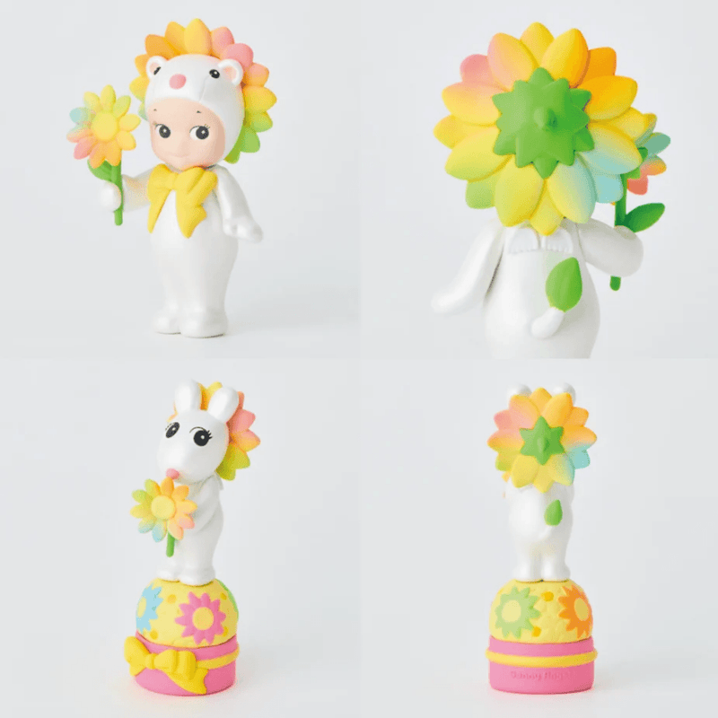 Rainbow Sunflower and Robby Lion Rainbow rare Sonny Angel Flower Gift figures