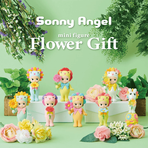 Sonny Angel Flower Gift Series pastel lion figure collection