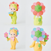 Blue and Mint Green Sunflower Lion Sonny Angel Flower Gift figures