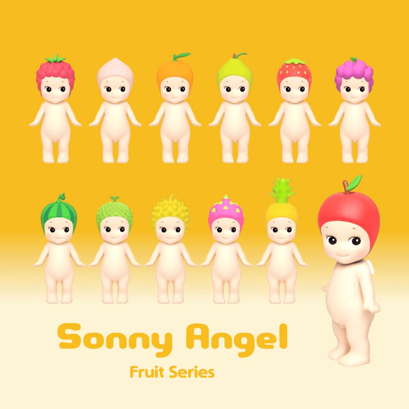 Complete lineup of 12 Sonny Angel Fruit Series mini figures