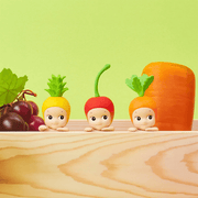 Pineapple, Cherry and Carrot Sonny Angel Hippers Harvest figures
