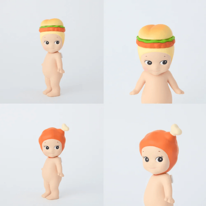 Sonny Angel Snack Series Fried Chicken Sandwich and Fried Chicken mini figures