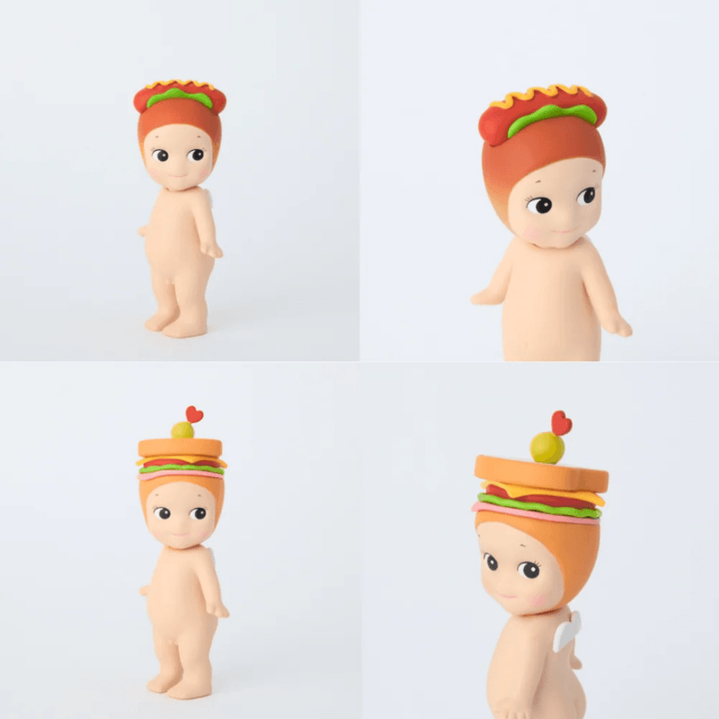 Sonny Angel Snack Series Hot Dog and Sandwich mini figures