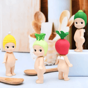 Sonny Angel Vegetable Series Corn, Bok Choy, Radish and Green Pepper collectable mini figures