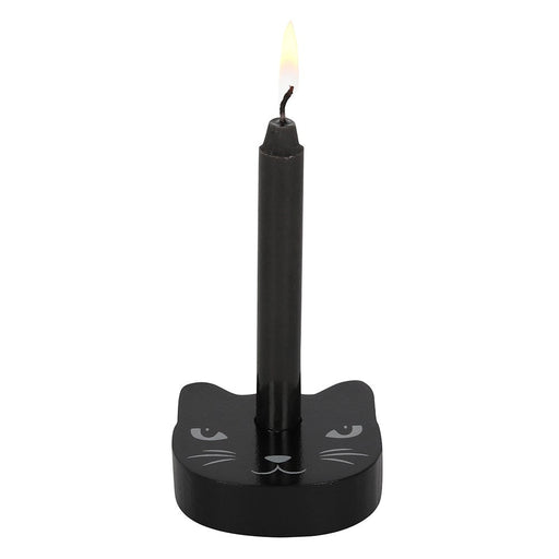 Spell Candle Holder - Black Cat - Something Different Gift Shop