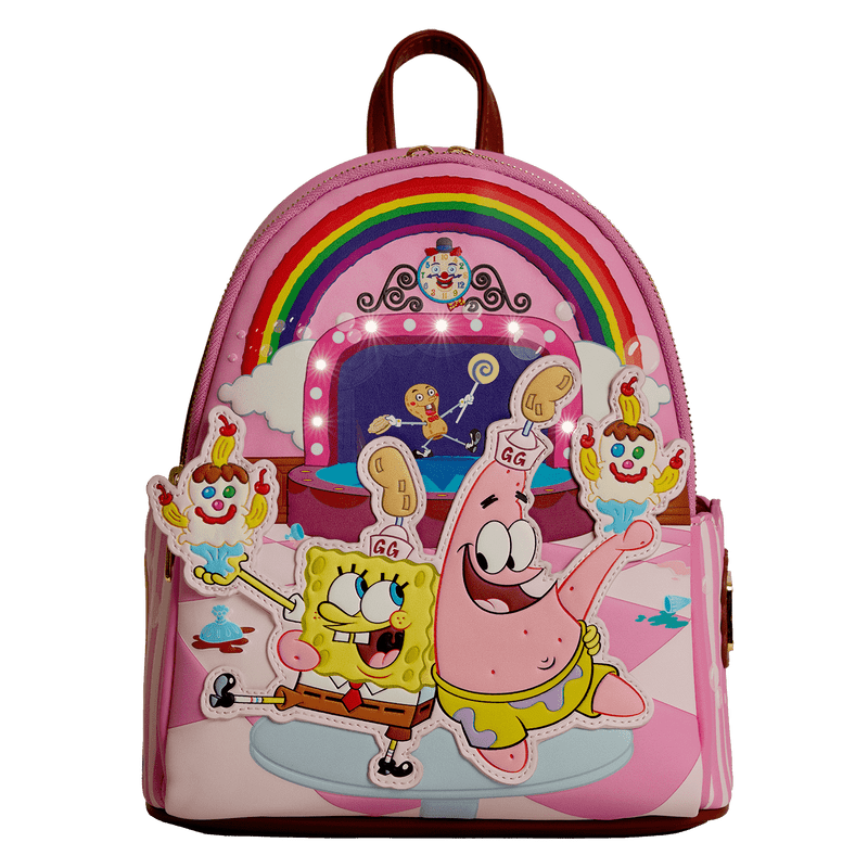 SpongeBob Squarepants & Patrick Star Goofy Goober Light Up Mini Backpack - Something Different Gift Shop