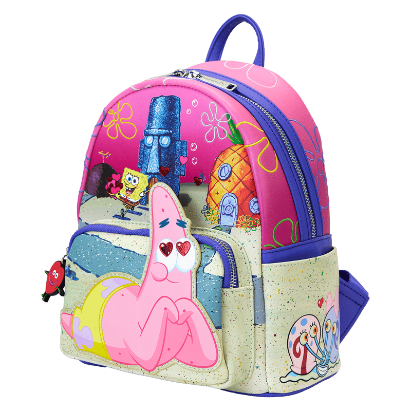 SpongeBob SquarePants & Patrick Star Hearts Mini Backpack - Something Different Gift Shop