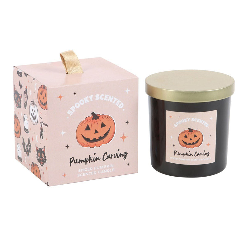 Spooky Scented Candle - Pumpkin Carving - Something Different Gift Shop