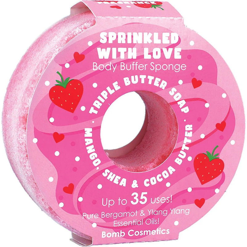 Sprinkled with Love Loofah Body Buffer – Soap Inside Sponge - Something Different Gift Shop