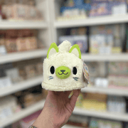 Squishable Alter Egos Ghost Kitty plush toy with soft cream fur, green nose, green ears and cute cat face