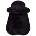 Back view of Squishable Plague Doctor Void plush showing soft black fur and top hat