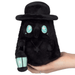 Front view of Squishable Plague Doctor Void plush with teal eyes and mint lantern