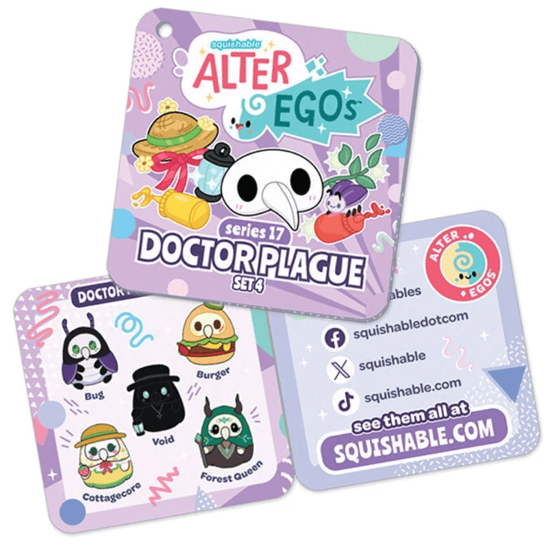 Squishable Alter Egos Series 17 Doctor Plague Set 4 character tag