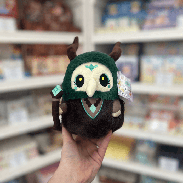Squishable Alter Egos Series 17 Plague Doctor Forest Queen plush toy held in hand, front view