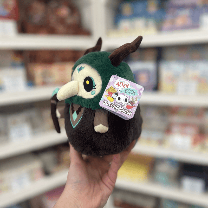 Squishable Alter Egos Series 17 Plague Doctor Forest Queen plush toy held in hand with tag visible