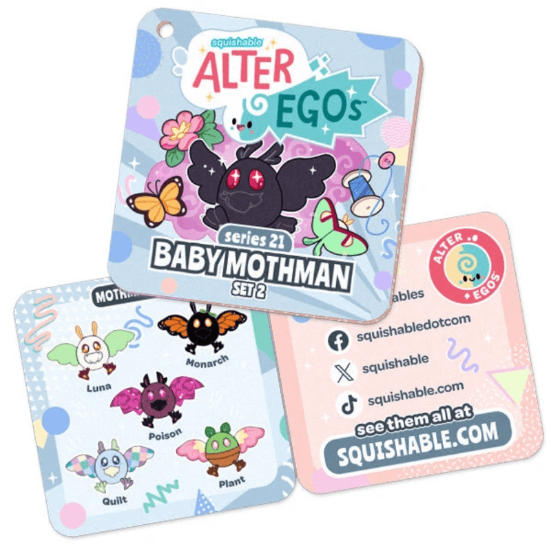 Squishable Alter Egos Series 21 Baby Mothman Set 2 character tag