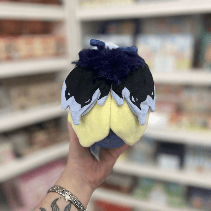 Squishable Alter Egos Series 8 Metal Moth plush toy held in hand, back view