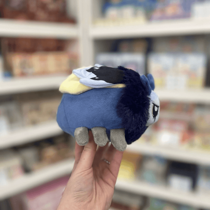Squishable Alter Egos Series 8 Metal Moth plush toy held in hand, side view