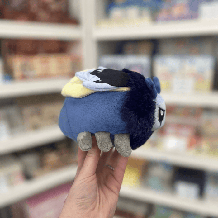 Squishable Alter Egos Series 8 Metal Moth plush toy held in hand, side view