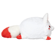 Squishable Baby Kitsune fox plush side profile with fluffy tail