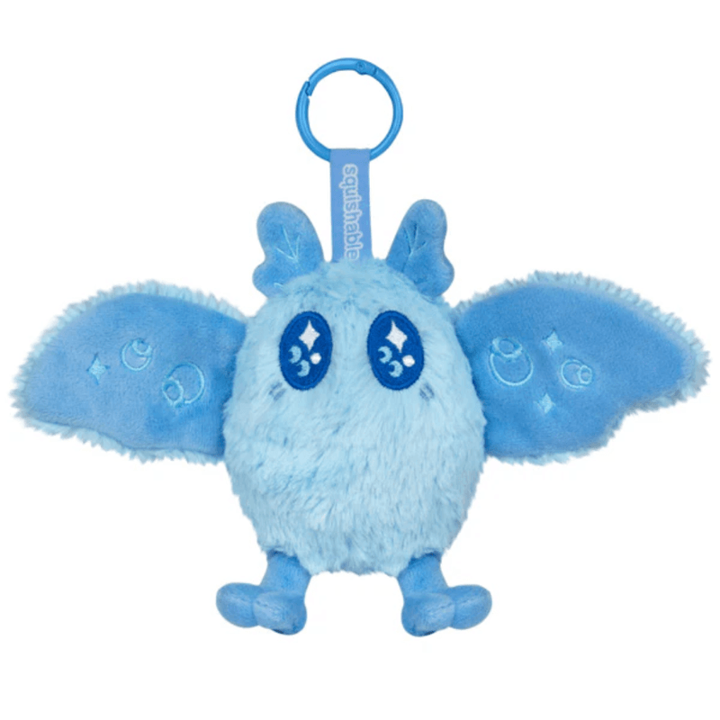 Squishable Blueberry Baby Mothman blue plush keychain