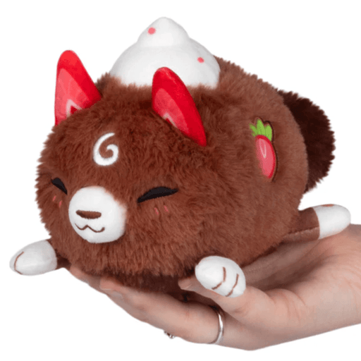 Front view of the Squishable Alter Egos Cocoa Kitsune plush toy