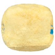 Rear view of Squishable Comfort Food Butter plush showing its soft yellow rectangular shape