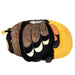 Side profile of Death’s-Head Hawkmoth plush with layered wings and fuzzy body.