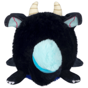 Back view of the Squishable Demon Kitsune plush showing its pale blue tail tip