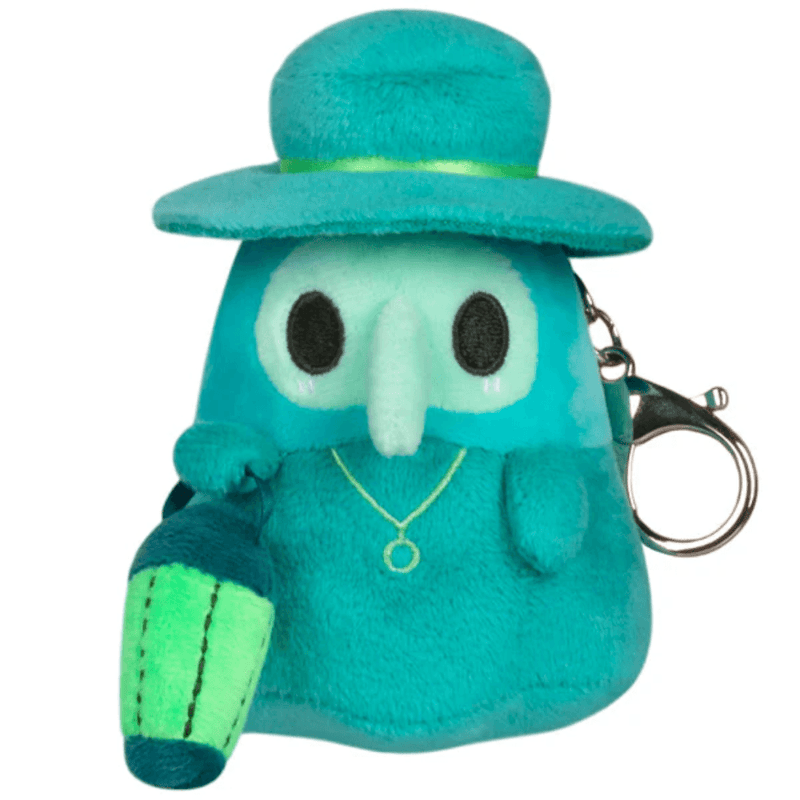 Hemlock green Squishable Doctor Plague micro plush keychain