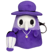 Nightshade purple Squishable Doctor Plague micro plush keychain