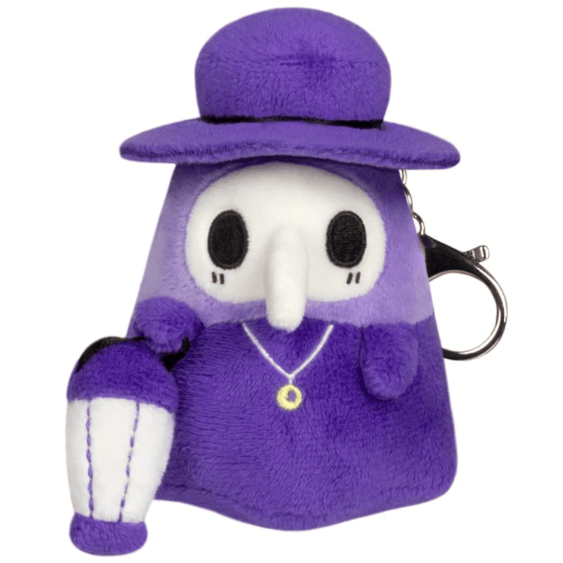 Nightshade purple Squishable Doctor Plague micro plush keychain
