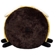 Back view of the Squishable Fuzzy Bumblebee plushie showing a fuzzy black surface with small stinger and wings.
