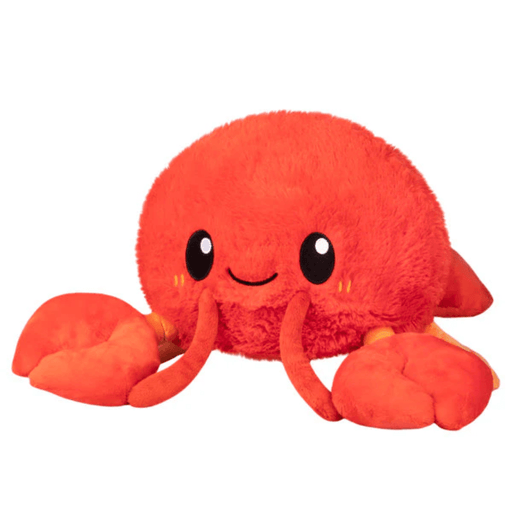Squishable Lobster plush toy front view showing smiley face and oversized claws