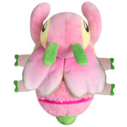 Back view of orchid mantis plush showing wing detail and soft body texture

