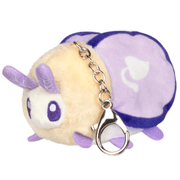Lavender Tea Squishable moth micro plush keychain