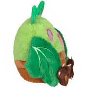 Squishable Plant Mothman plush side view with green leaf wing