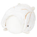 Back view showing white wings with gold detailing on the Squishable Poodle Moth plush.