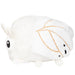 Side profile of Squishable Poodle Moth plush highlighting soft wings and antennae.