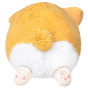Squishable Snacker Baby Corgi plush rear view with small tail