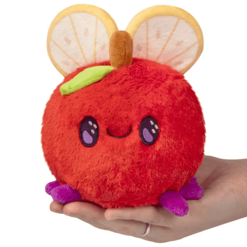 Front view of the Squishable Snacker Fruit Fly S1E3 plush toy