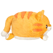 Squishable Snacker Kitty plush side view with striped orange fur