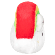 Side view of Squishable Snacker Rainbow plush showing rainbow arch and cloud