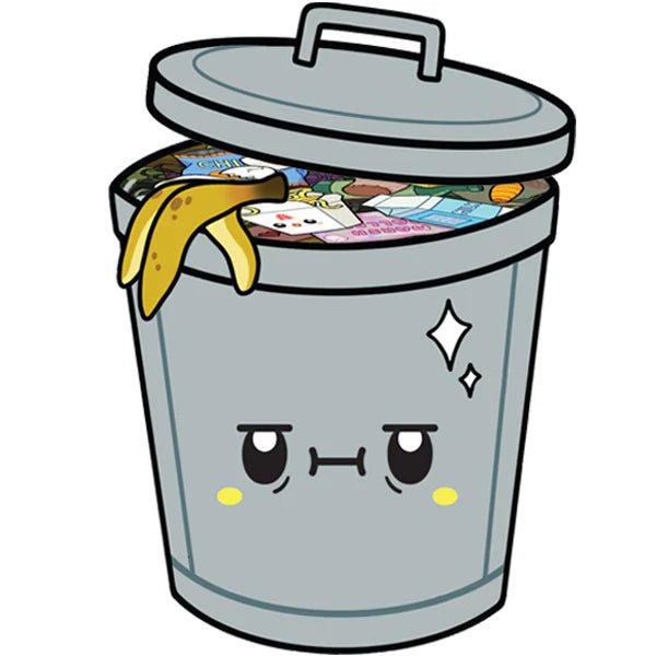 Squishable Trash Can Plushie - Something Different Gift Shop