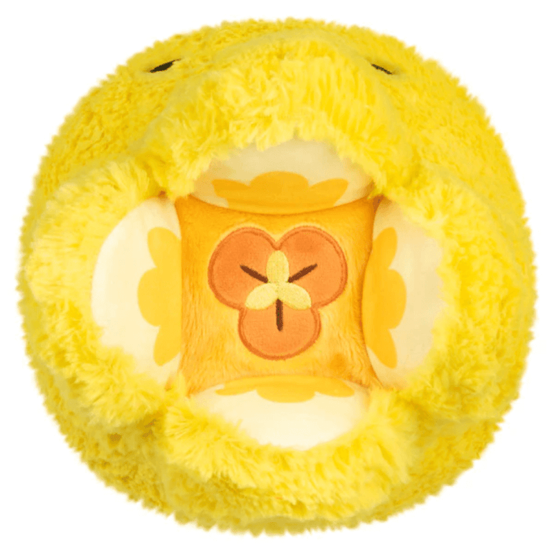 Bottom view of Squishable Tulip plush toy showing the base of the flower and stem