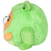 Side view of Squishable Undercover Snacker Corgi in Frog plush showing frog suit and rounded plush shape