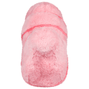 End view of Squishable Worm Plush showing rounded plush shape and soft pink finish